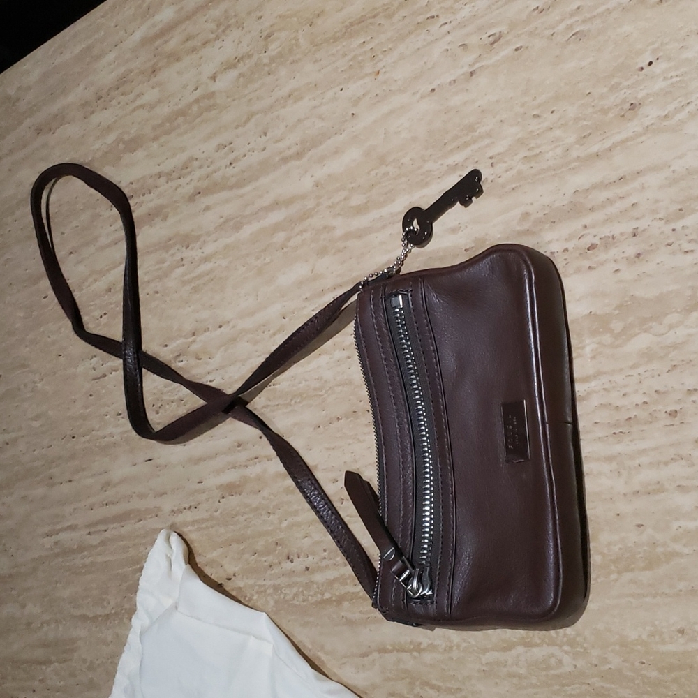 Brown Fossil shoulder or cross body bag